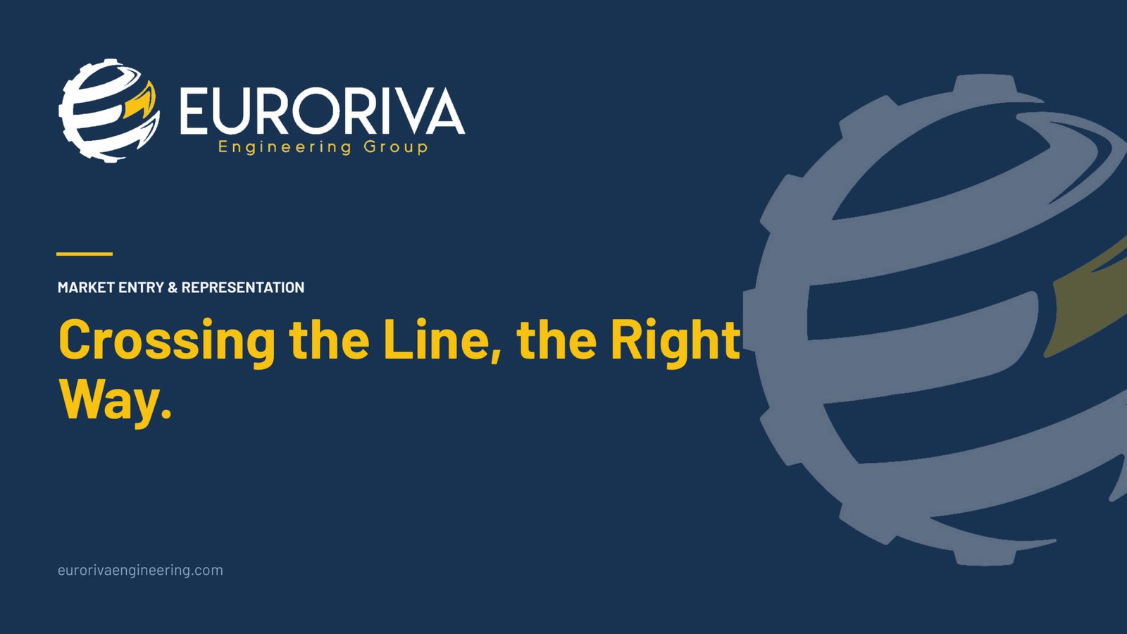 Market Entry & Representation — Euroriva Engineering Group cover